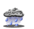 Heavy rain showers